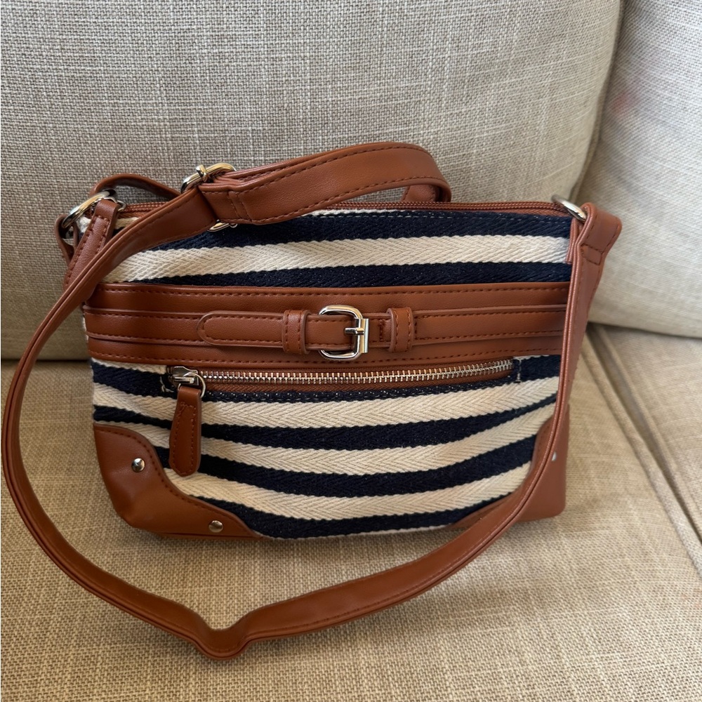 Nautical striped crossbody bag - Picture 4 of 16
